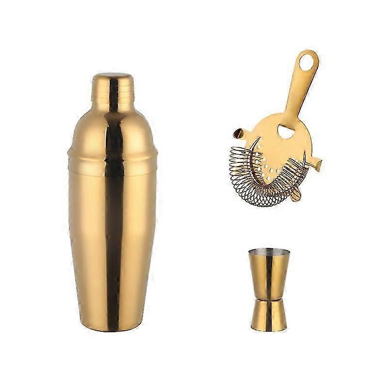 Hand Shaker Cup Fancy Shaker Gold Set