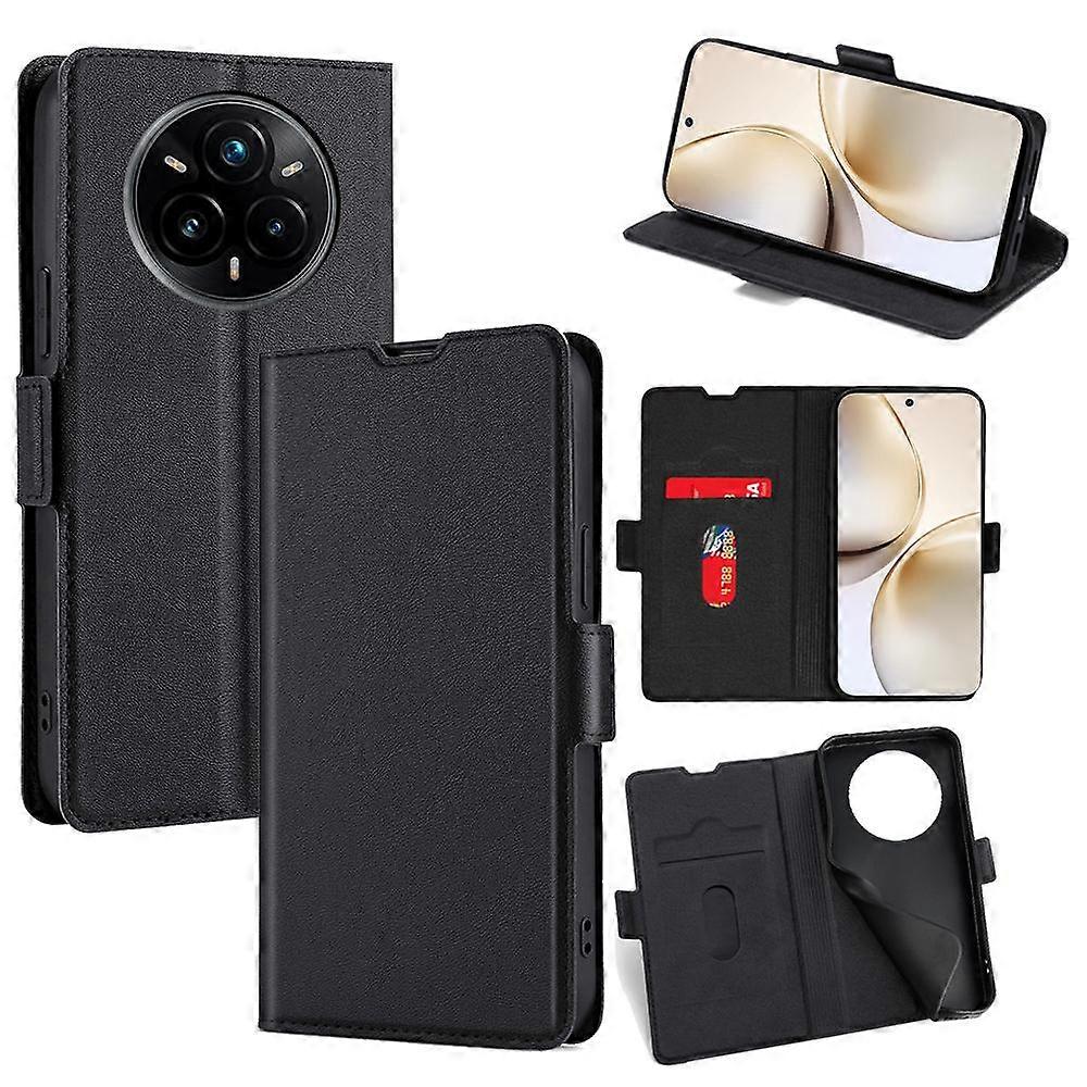 Ultra-thin Voltage Side Buckle Horizontal Flip Leather Phone Case