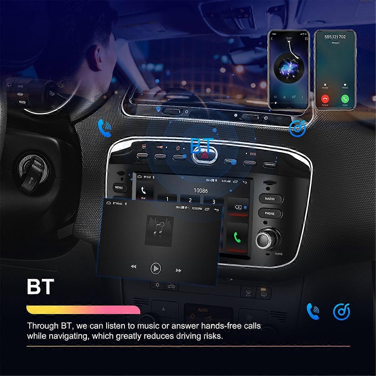 Android 2 Din Car Radio for Punto 2010-2016 2012-2015