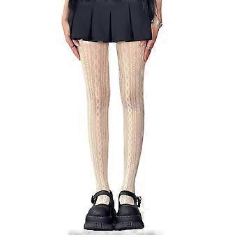 Patterned Tights Fishnet Stockings Floral Pantyhose Stockings Leggings Lace Tights for Women Girls Summer Leggings  Purple
