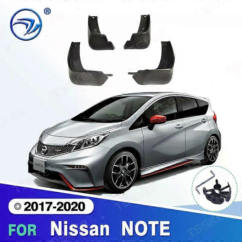 Compatible Car Mud Flaps For  Nissan NOTE 2017 2018 2019-2020 Mudflaps Splash Guards Mud Flap Mudguards
