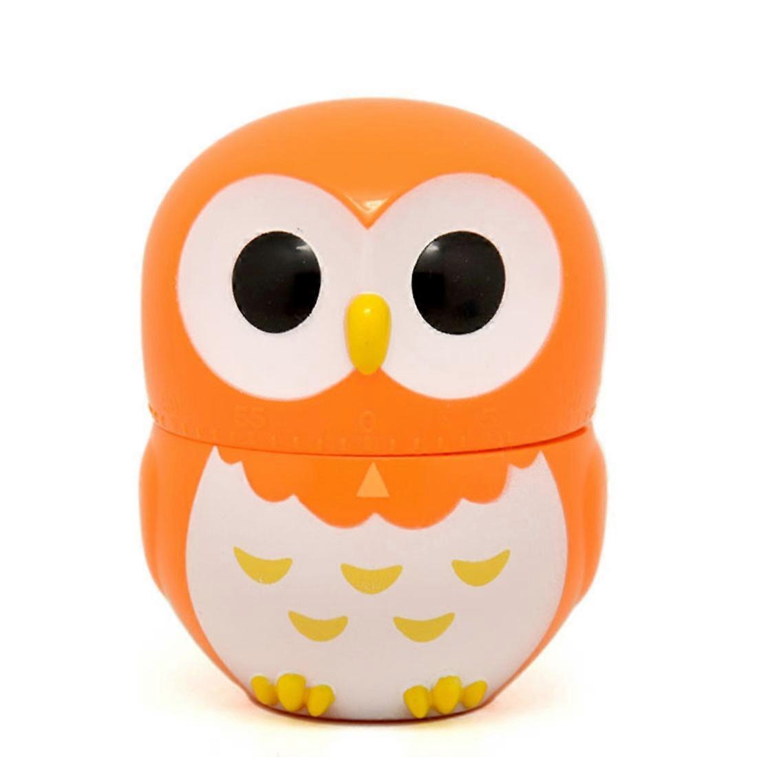 Owl Shape 60 Minutes Mechanical Kitchen Cooking Count Down Alarm Timer Home Decorating Gadget, Random Color Delivery