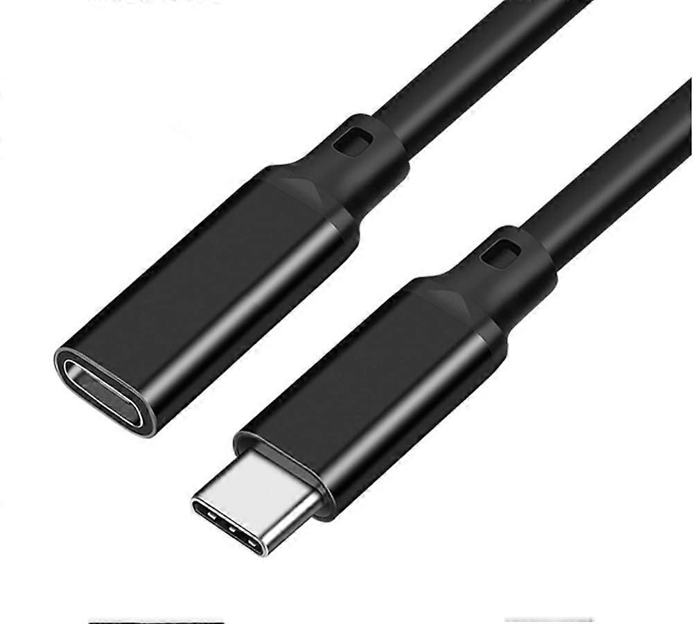 USB C Extension Cable Fast Charging USB 3.2 Gen 2 10Gbps Data Transfer 4K @ 60HZ Video Display for iPhone 5M