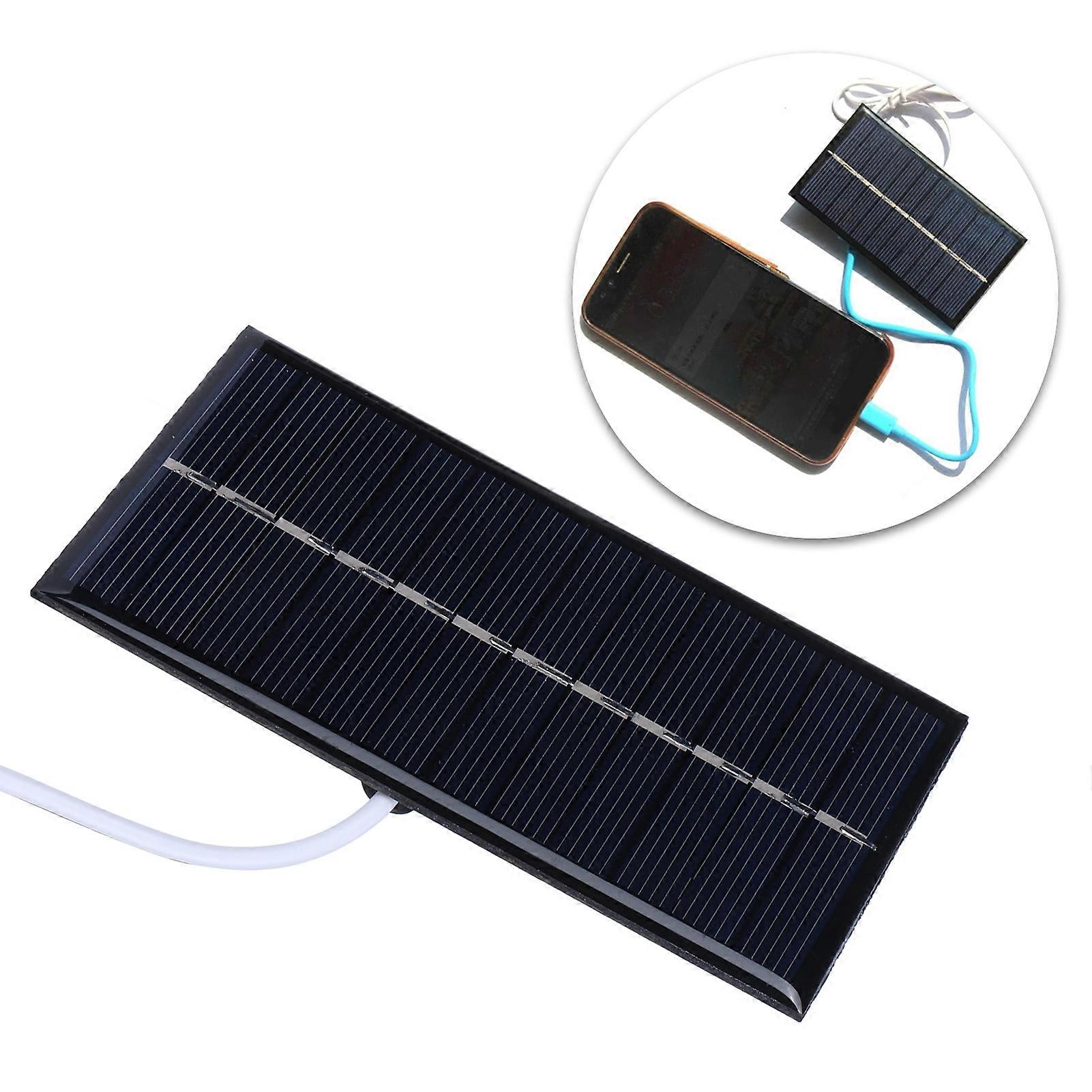 1W 6V Polysilicon Solar Panel 110x60mm DIY Charging Board
