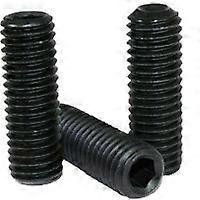 #5-40 x 1/2" Cup Point Socket Set Screw, Black Oxide Finish, Alloy Steel, Coarse Thread, Pack of 100