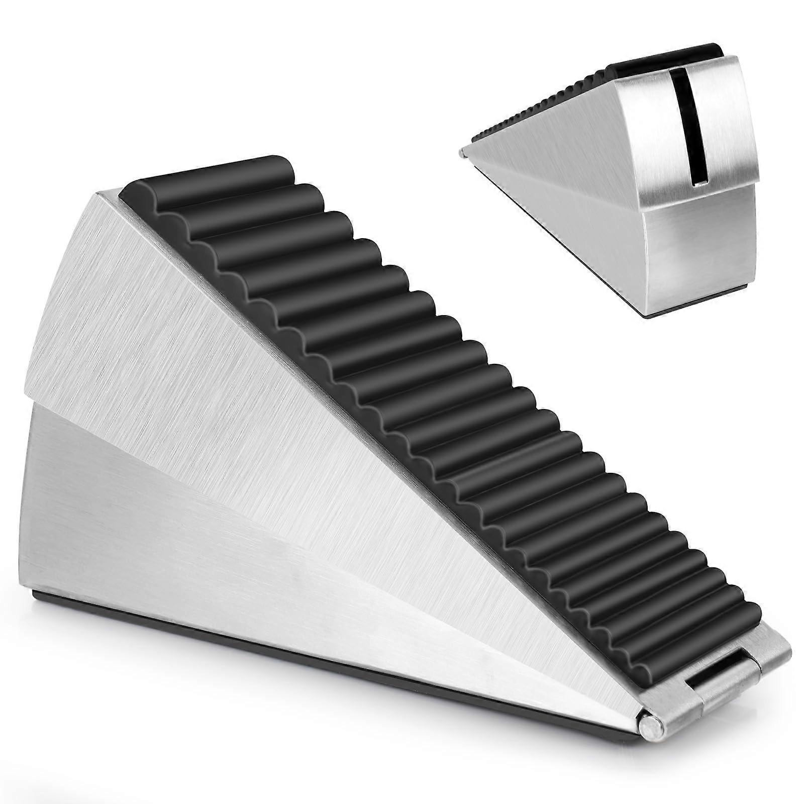 Door Stopper - Tall Rubber Door Wedge Stop For Bottom Security, Ideal For Home & Office Use, Heavy Duty, Non-Slip Design
