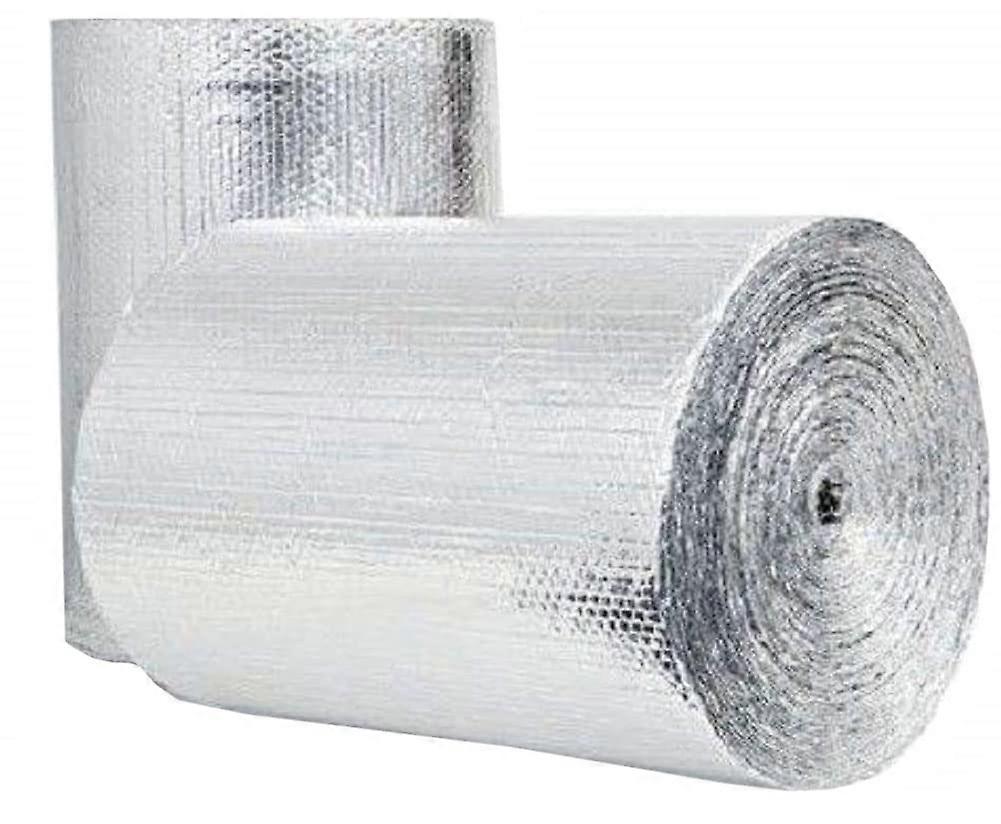 Double bubble reflective foil ulation poly-air foam core barrier radiant film Heat Blocker (3FT x 10FT)