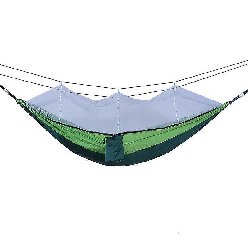 Camping Hammock with Mosquito Net Lightweight Double Hammock Reinforced Straps