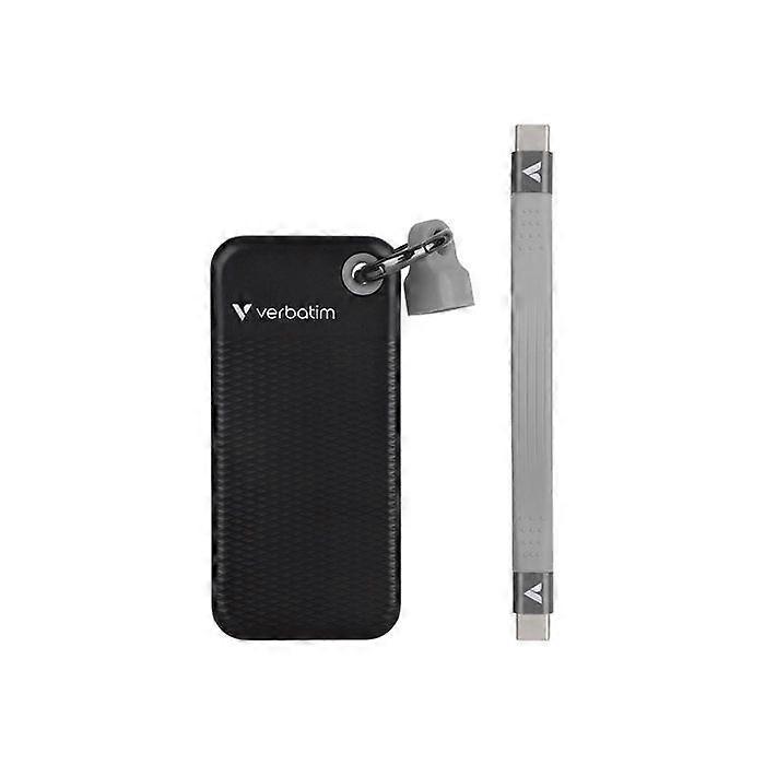 External Hard Drive - Pocket - SSD USB 3.2 Gen 2 - 1 TB - Black/Grey - Compact and Fast