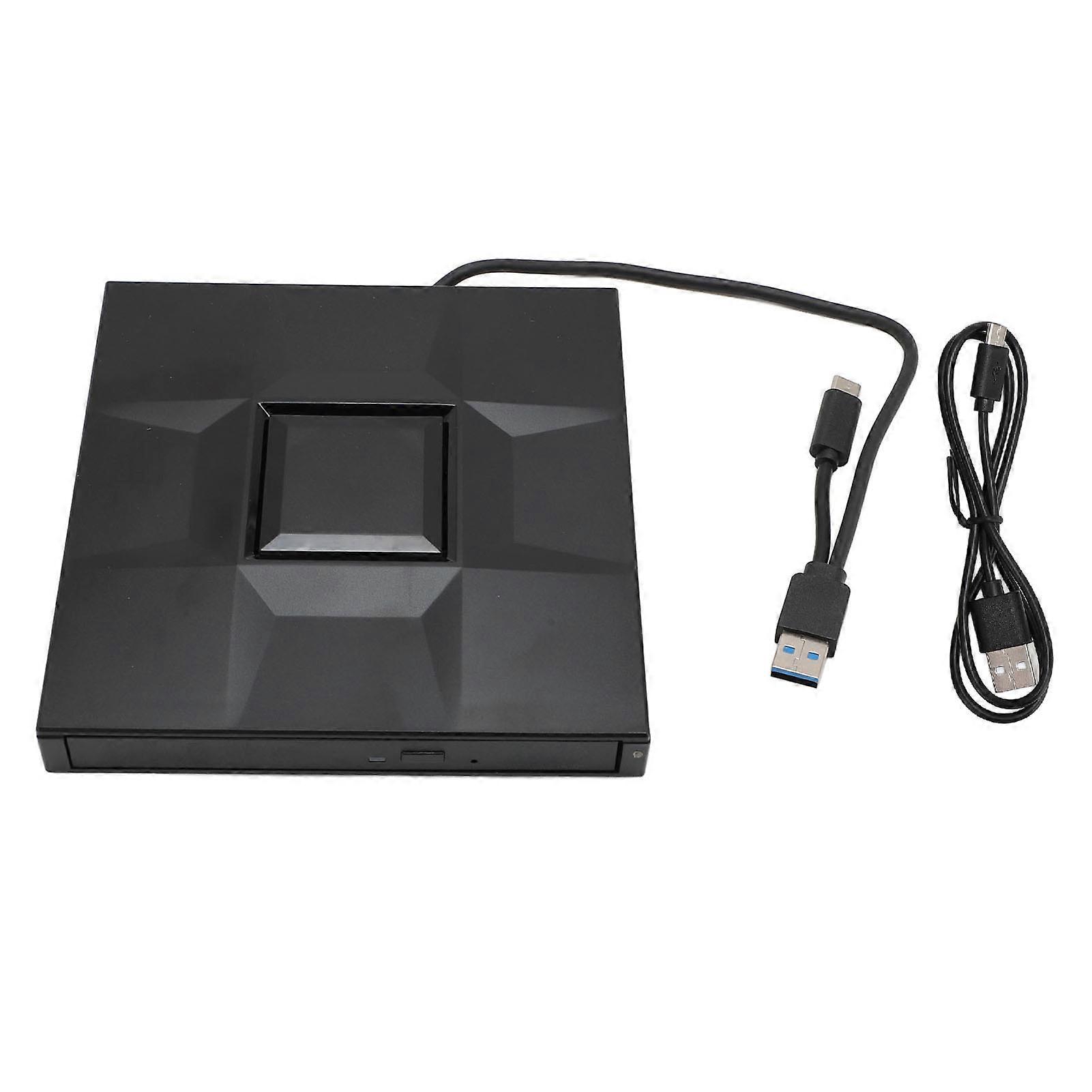 DVD Writer Drive USB3.0 Type C 5Gbps Transmission Rate Externa Bluray CD VCD Burner for Laptop
