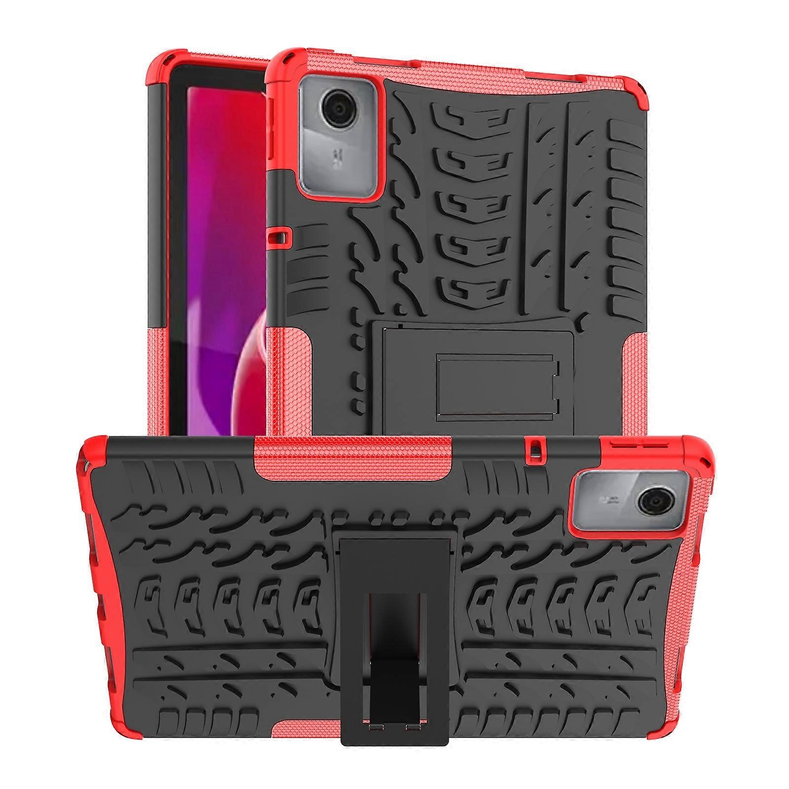 Tire Texture TPU Hybrid PC Tablet Case with Holder For Lenovo Tab M11/ Xiaoxin Pad 11 2024