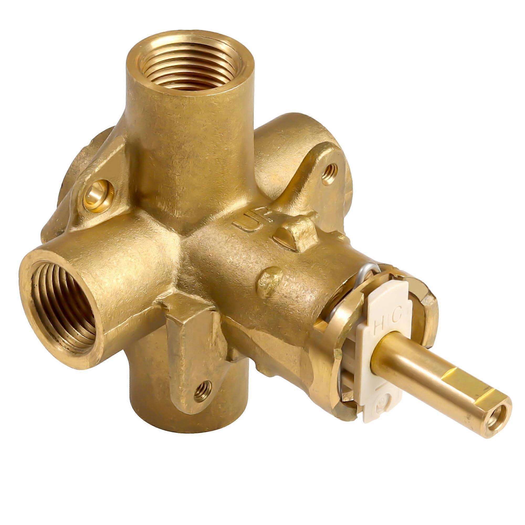 Moen 2510 Brass Pressure Balancing Tub and Shower Valve, 1/2-Inch IPS, Compatible With Moen Posi-Temp Trim Kit