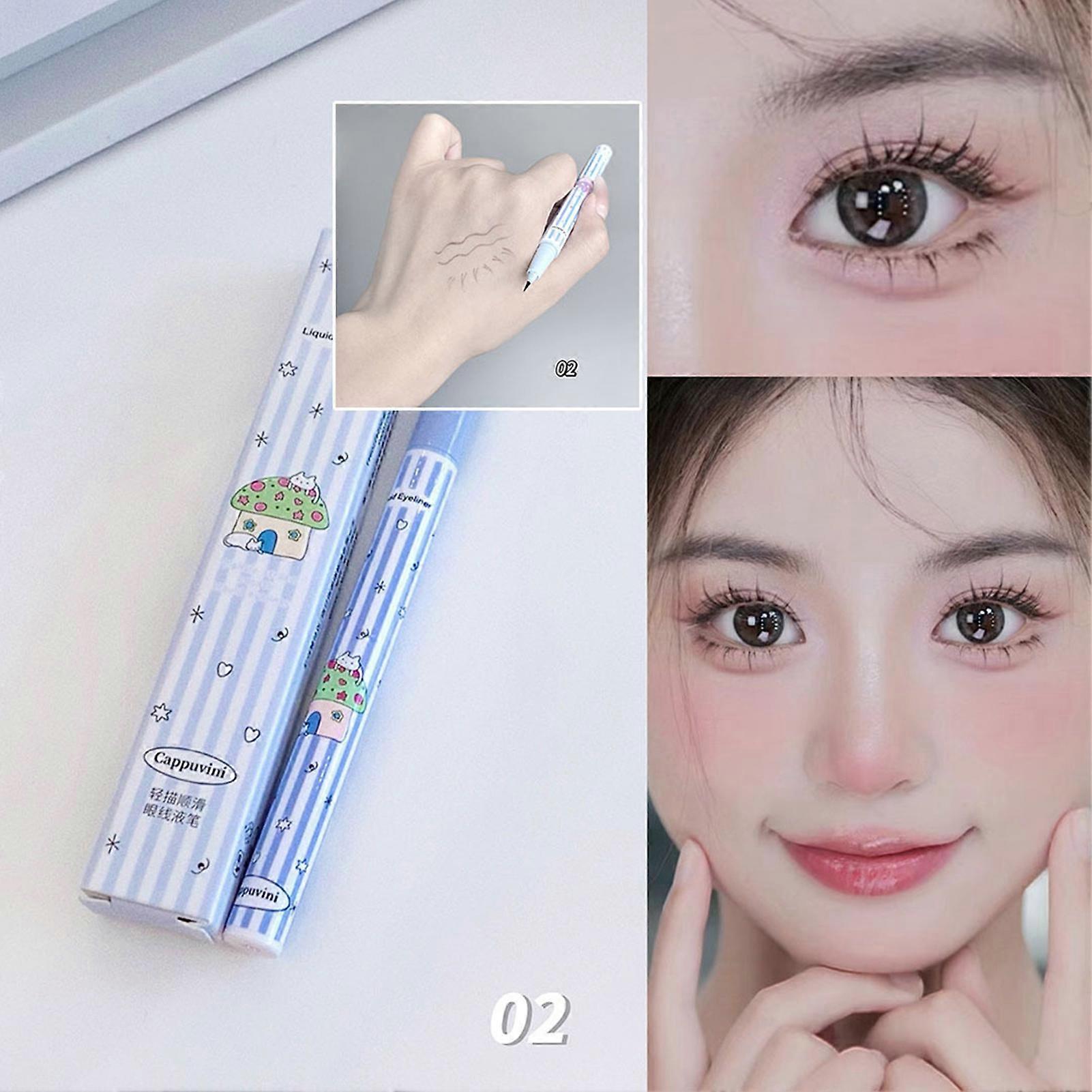 Quick-Drying Eye-Liner Pen Sweatproof Resistant Cosmetics