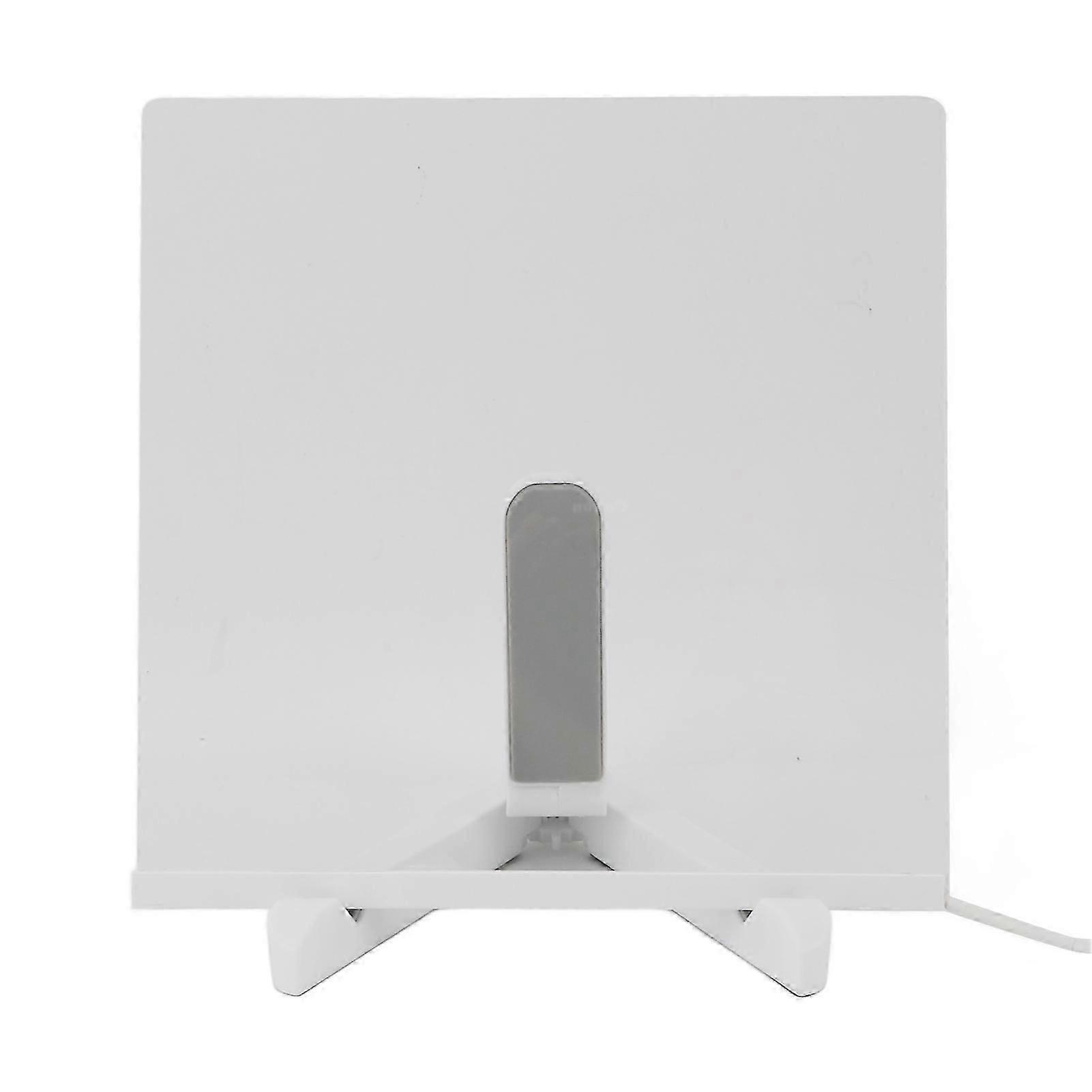 Acrylic Dry Erase Board LED Light Note Memo Board with Stand 7 Colorful Pens 2 Wiping Cloths for Writing and Recording