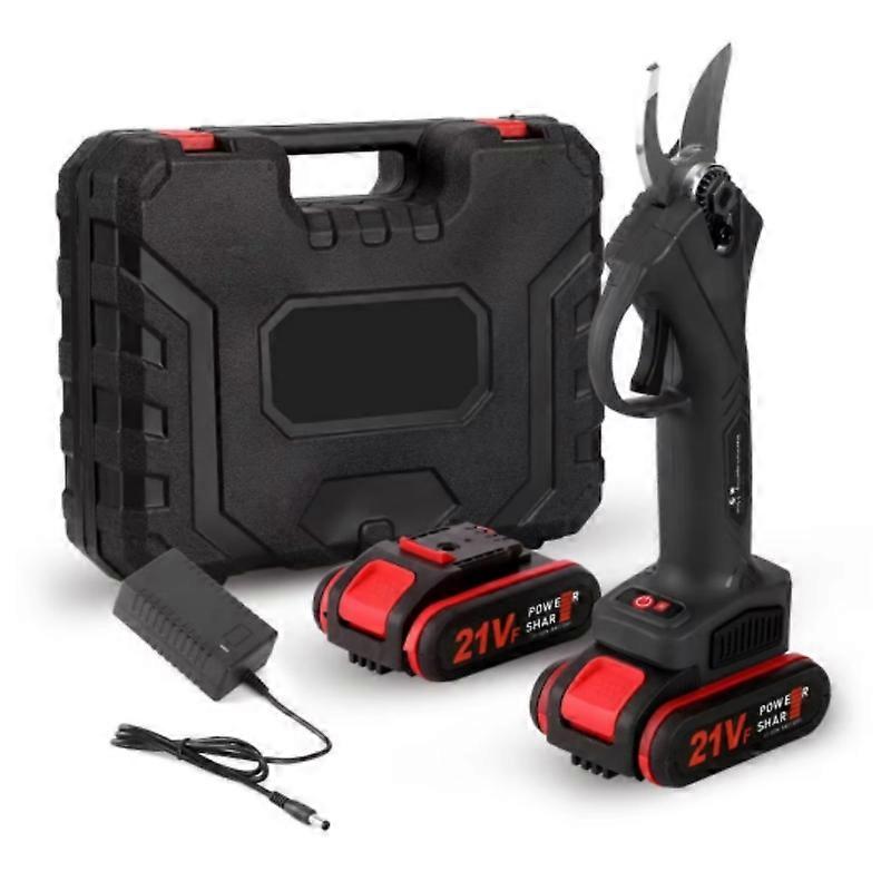 Cordless Electric Pruner Pruning Shears Efficient Fruit Tree Bonsai Pruning Branches Cutter Landscaping Tool 30mm EU PLUG