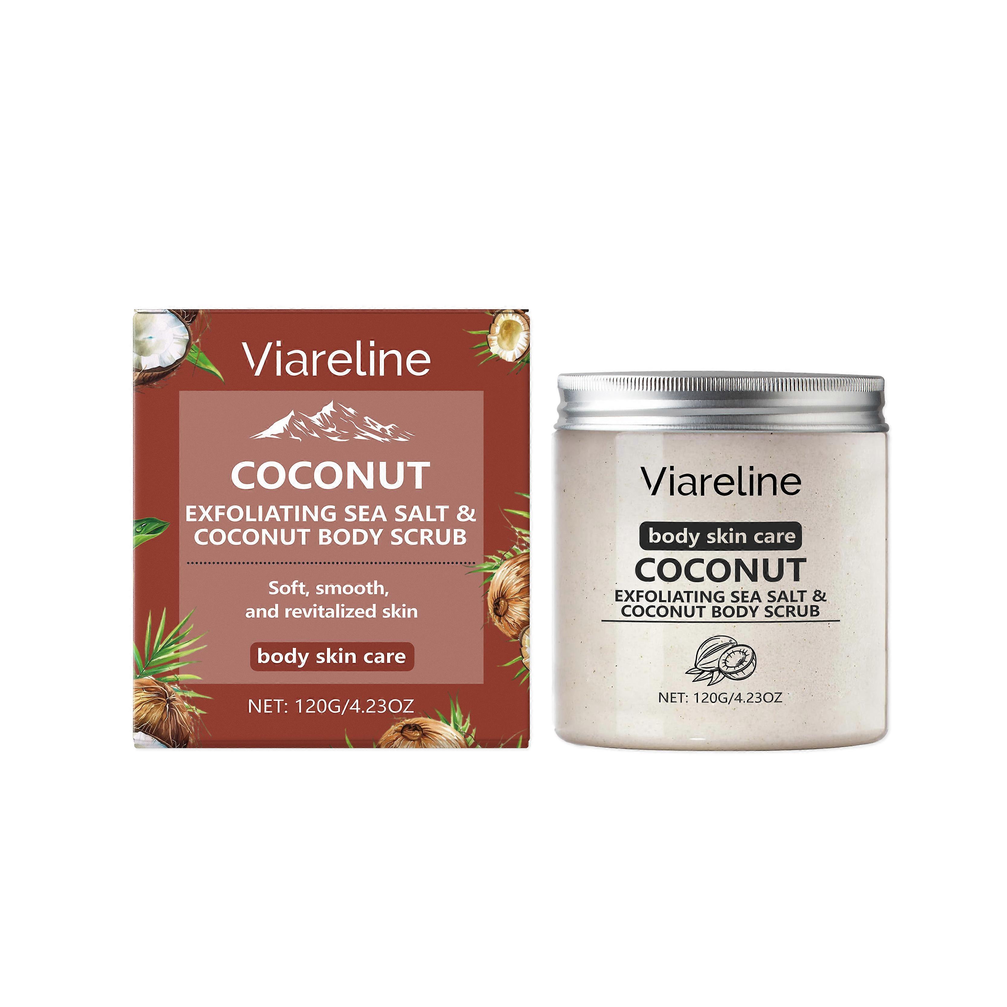 Body Scrub, 2PCS Coconut Sea Salt