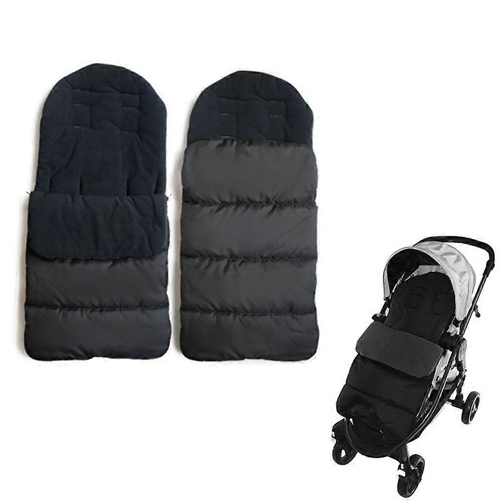 Temperature-Adjustable Waterproof Stroller Footmuff with Reflective Strips