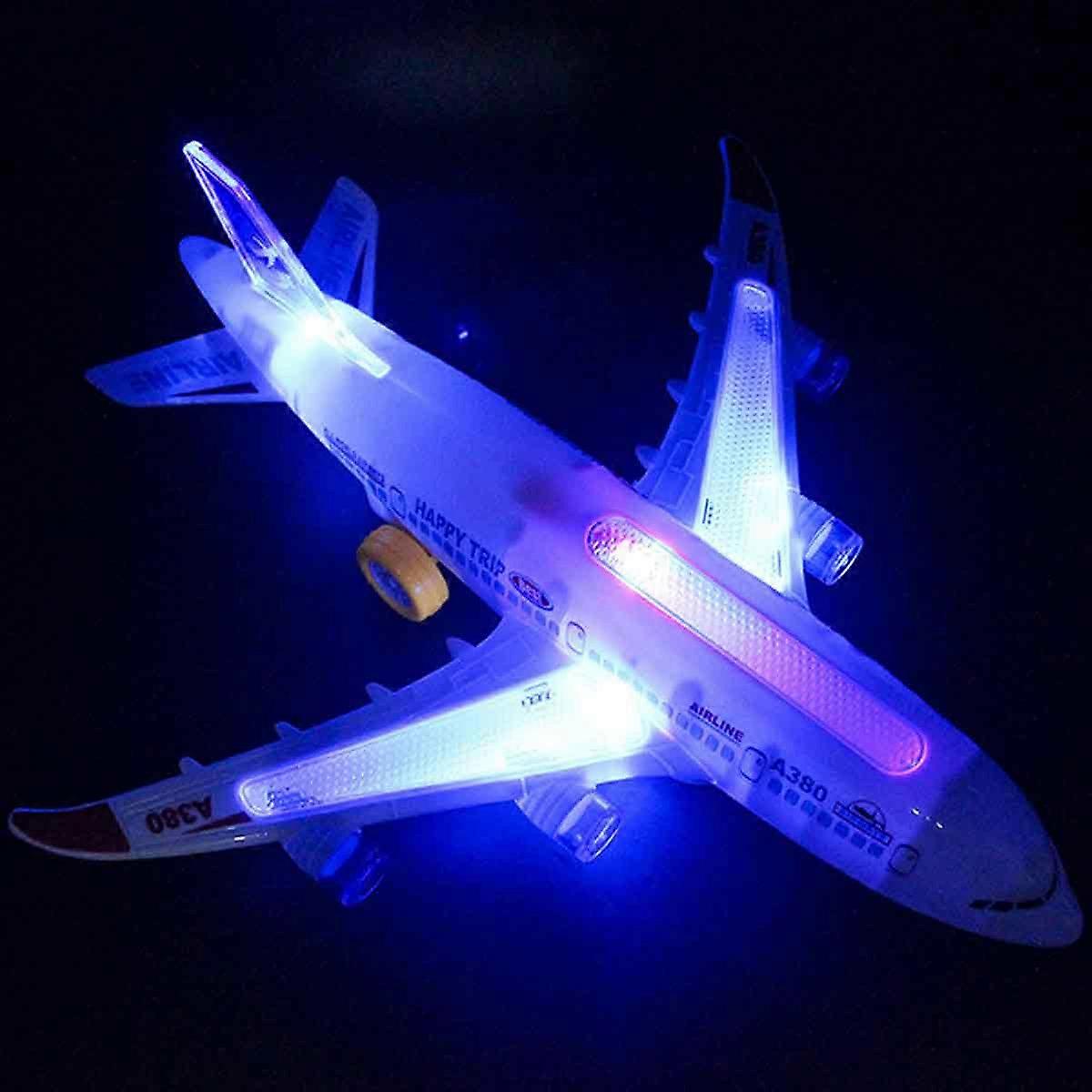 Plastic  Model Airplane Electric Flash Light