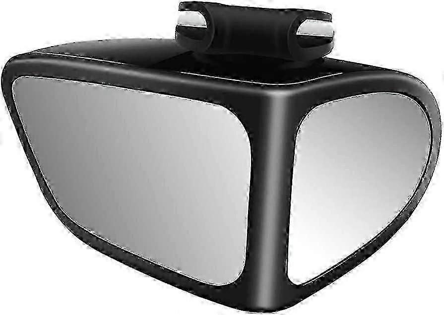 2 in 1 Blind Spot Mirror, Convex Wide Angle Rear View Mirror 360 Degree Rotation Adjustable Universal Car Auxiliary Mirror Front/Rear Wheels