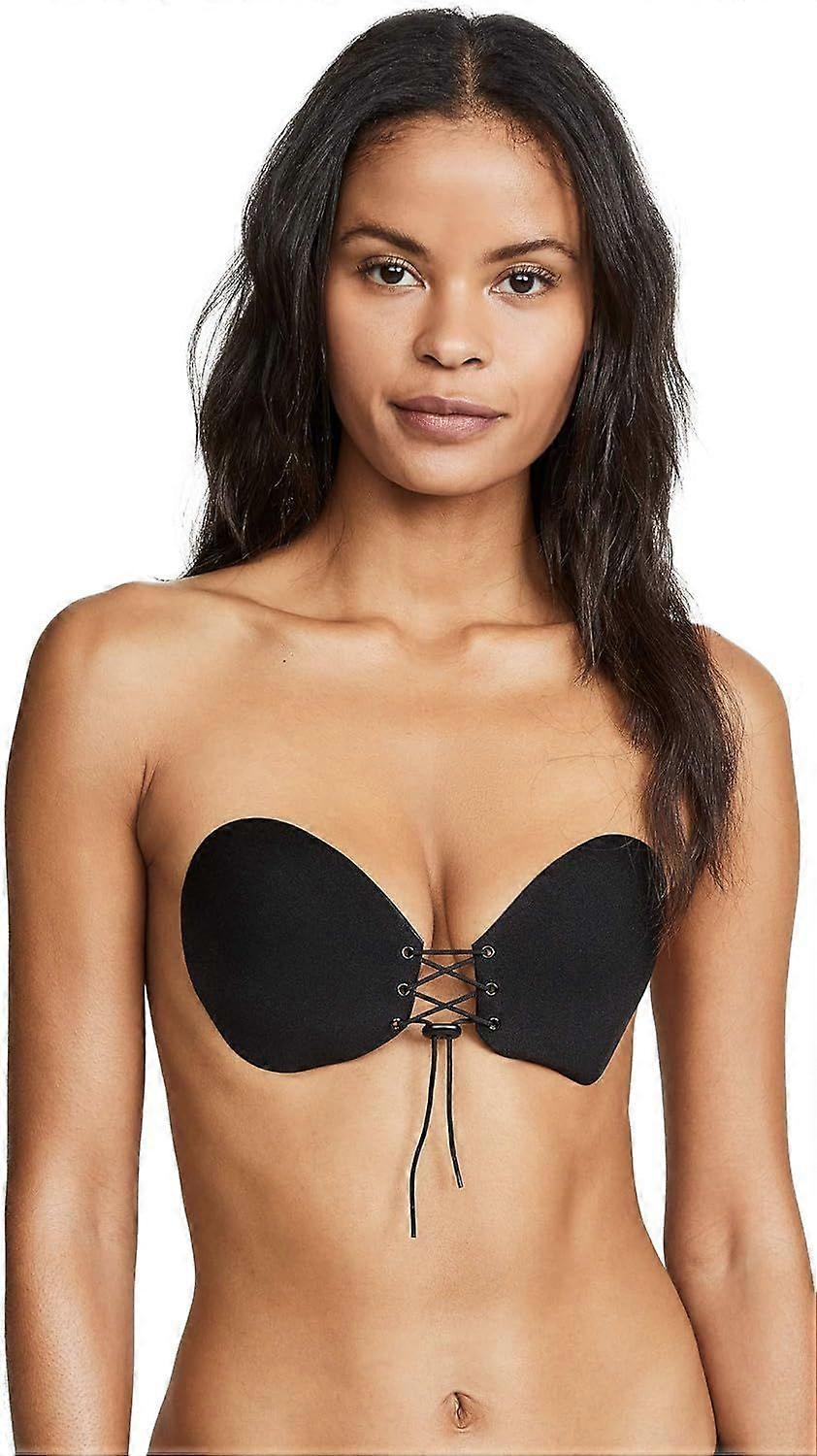 2025 Latest Model  Women's Lace Up Bra  Black   D
