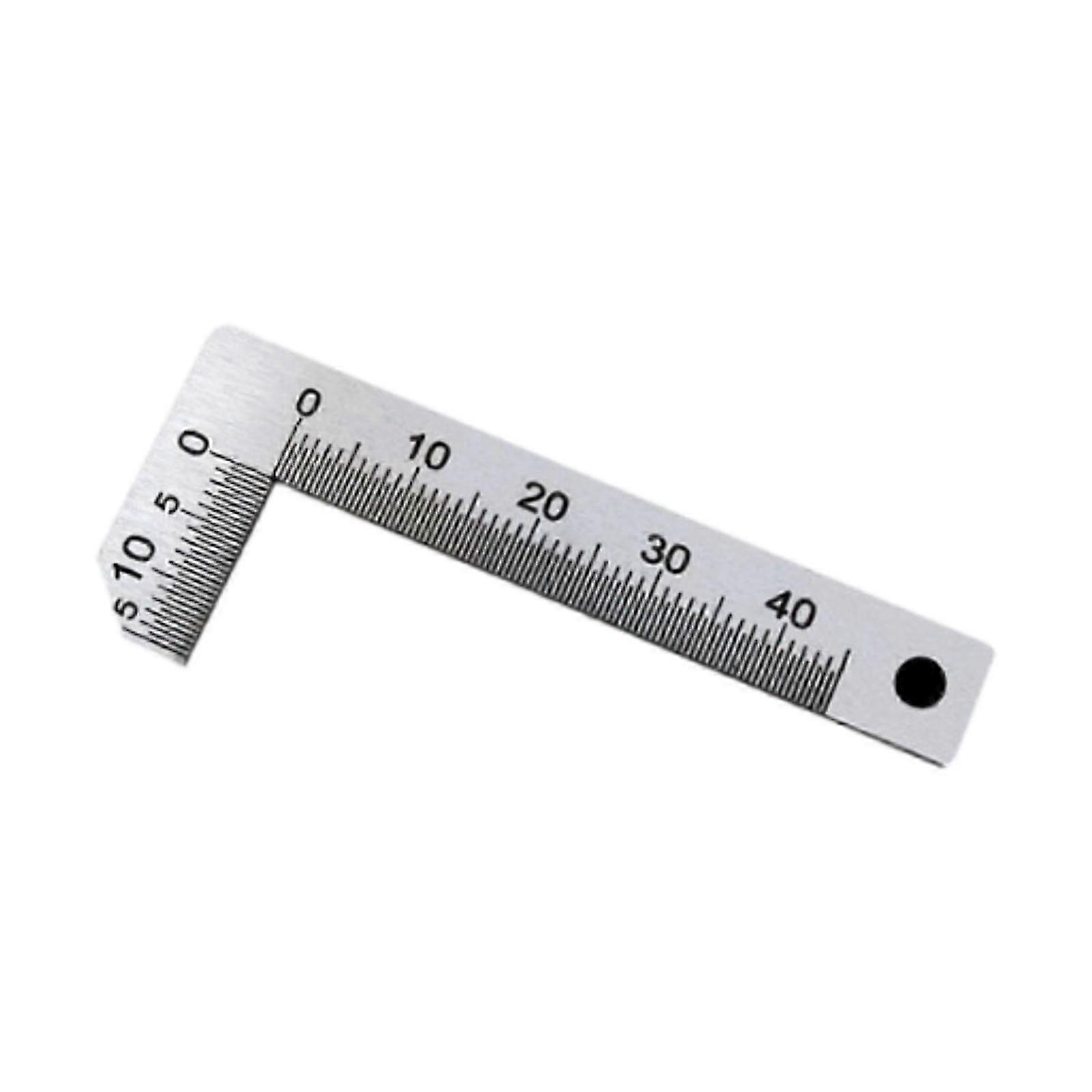 Inside/Outside Framing Chamfer Gauge Ruler - Engineering Right Angle Tool for Carpentry & Construction