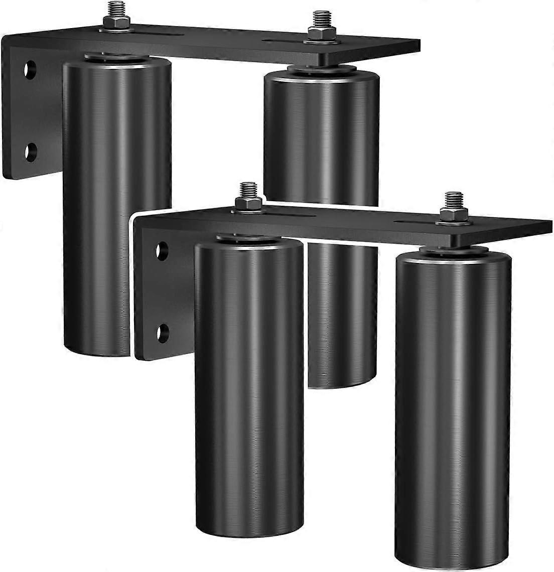 Wysokiej jakości fabrycznie nowy 2-pak Heavy Duty Slide Gate Prowadnica Rolka 6 "L Tył