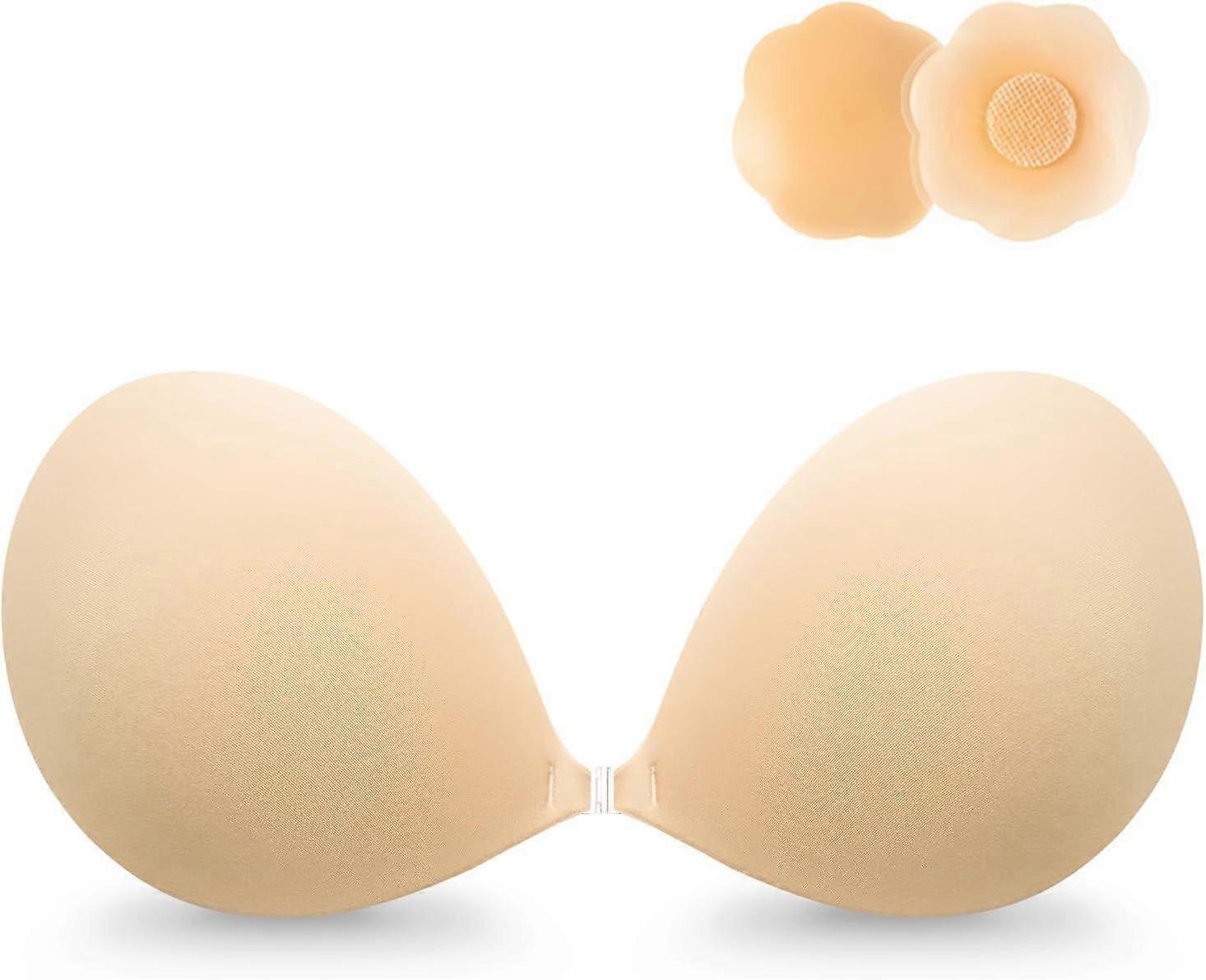 2025 Latest Model  Adhesive Bra Reusable Strapless Self Silicone Push-up