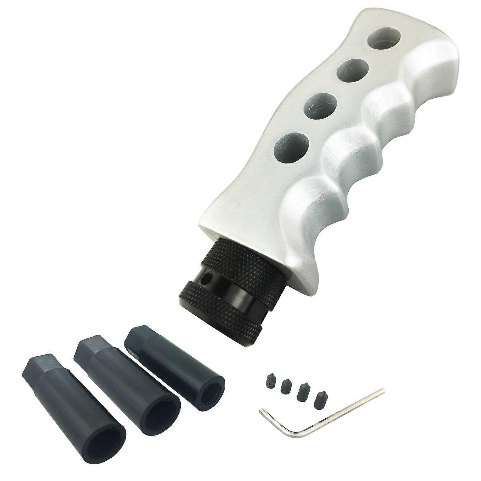 5' Long Gear Lever Shift Racing Knob Replacement Car Speed Shifter Stick Grip Handle Fit Most Manual Auto Vehicles, Silver