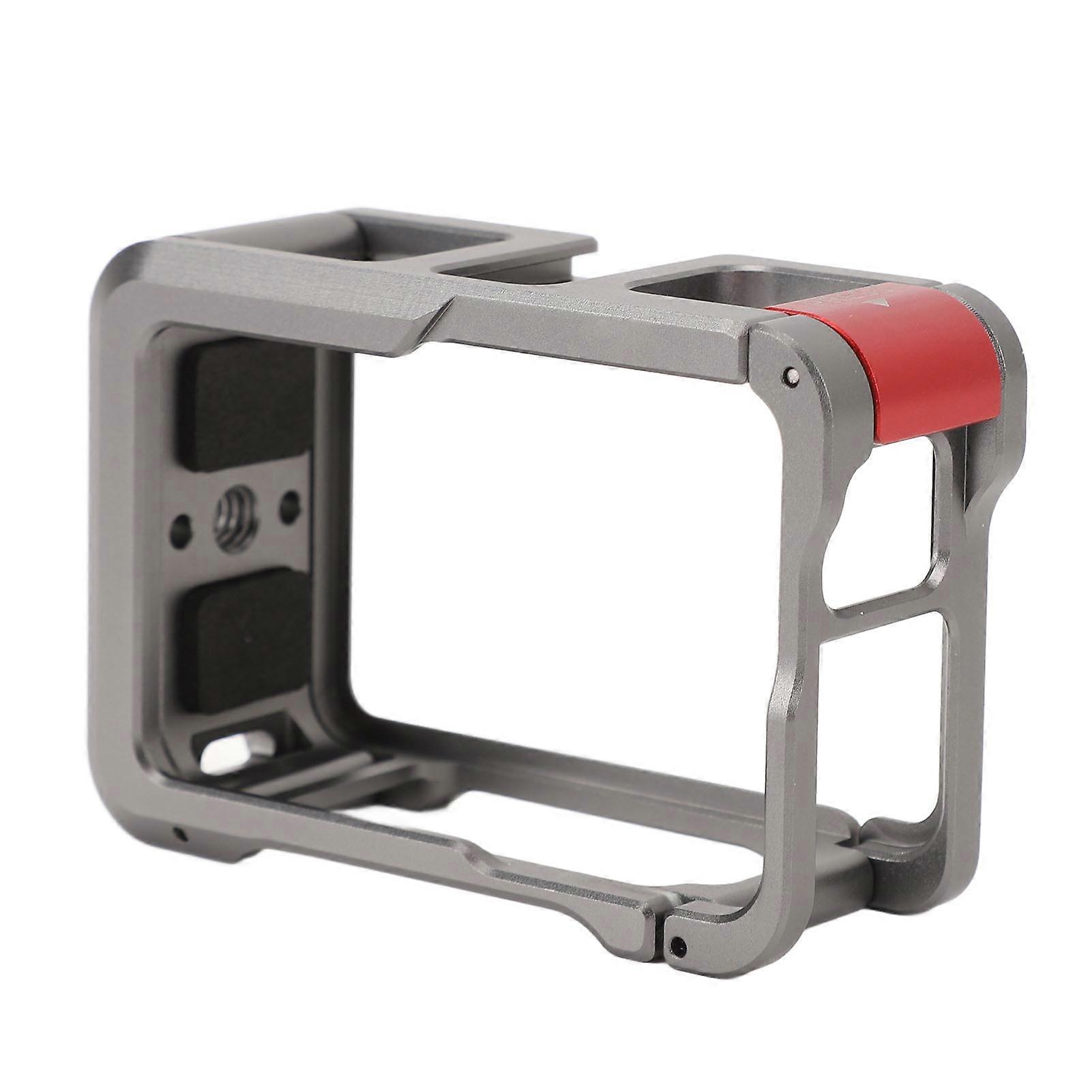 Action Camera Protective Frame Aluminum Alloy Quick Release Camera Cage for OSMO ACTION 3 4 