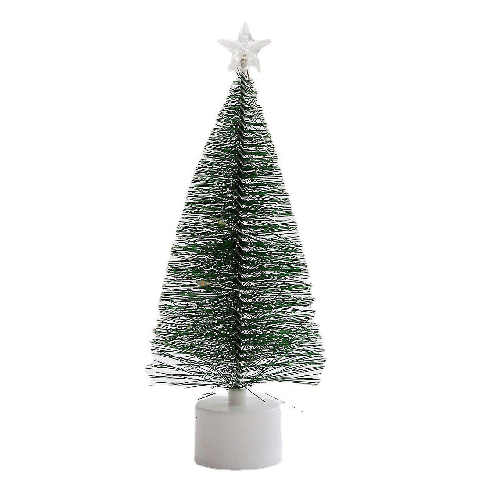 17cm LED Mini Christmas Tree with Multicolor String Lights Small Christmas Tree Christmas Decorations for Home Holiday
