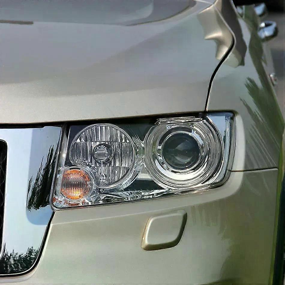 ExquisiteFor Jeep Grand Cherokee 2011 2012 2013 Accessories For The Car Replace A Transparent PC Lights Shell Front Lights Lampshade