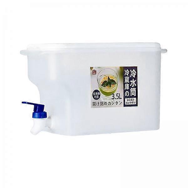 2x 1 Gallon Capacity Refrigerator Jug Mix Drinks Water Jug ​​for