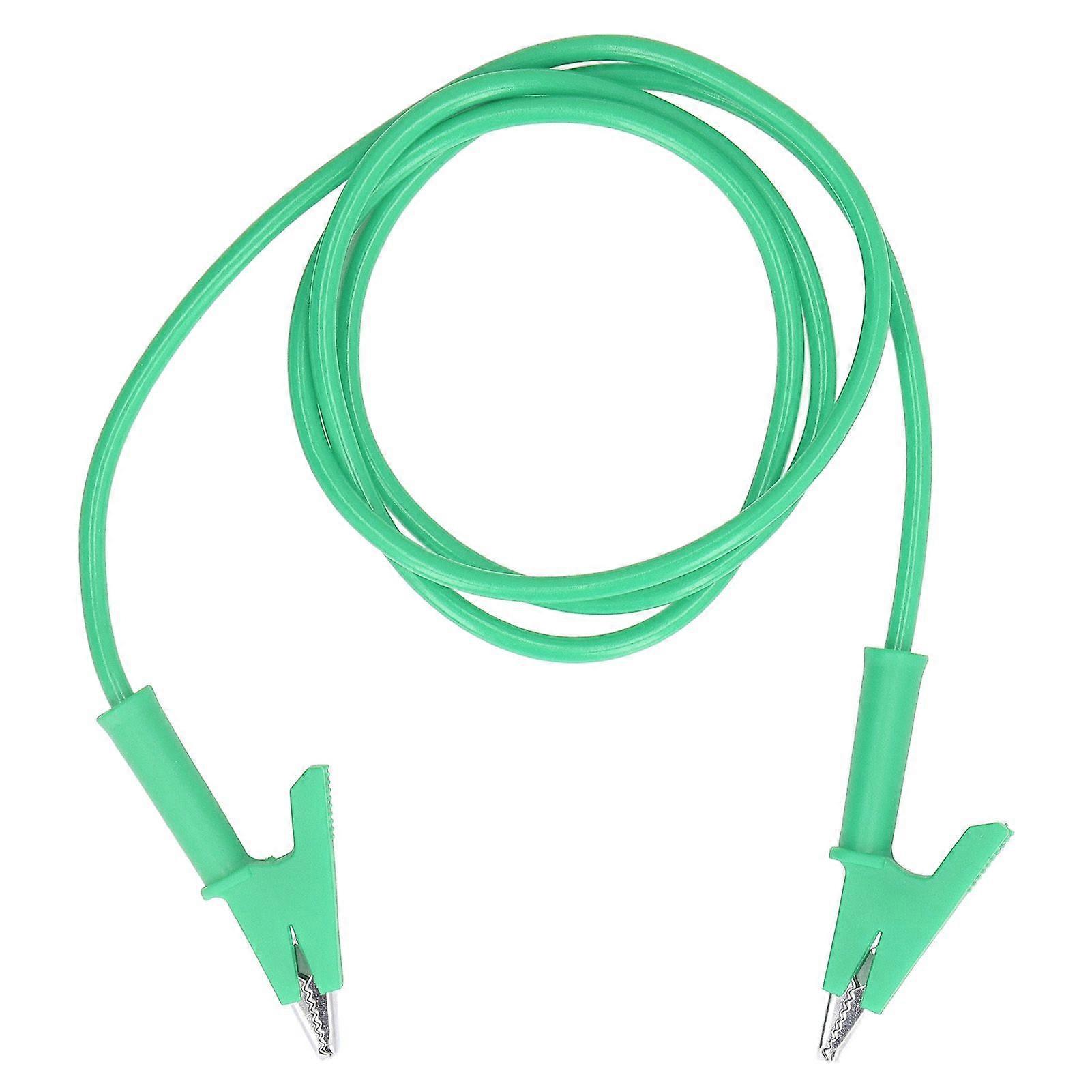 High quality J.70036 Double alligator clip test line 10mm open brass clip test