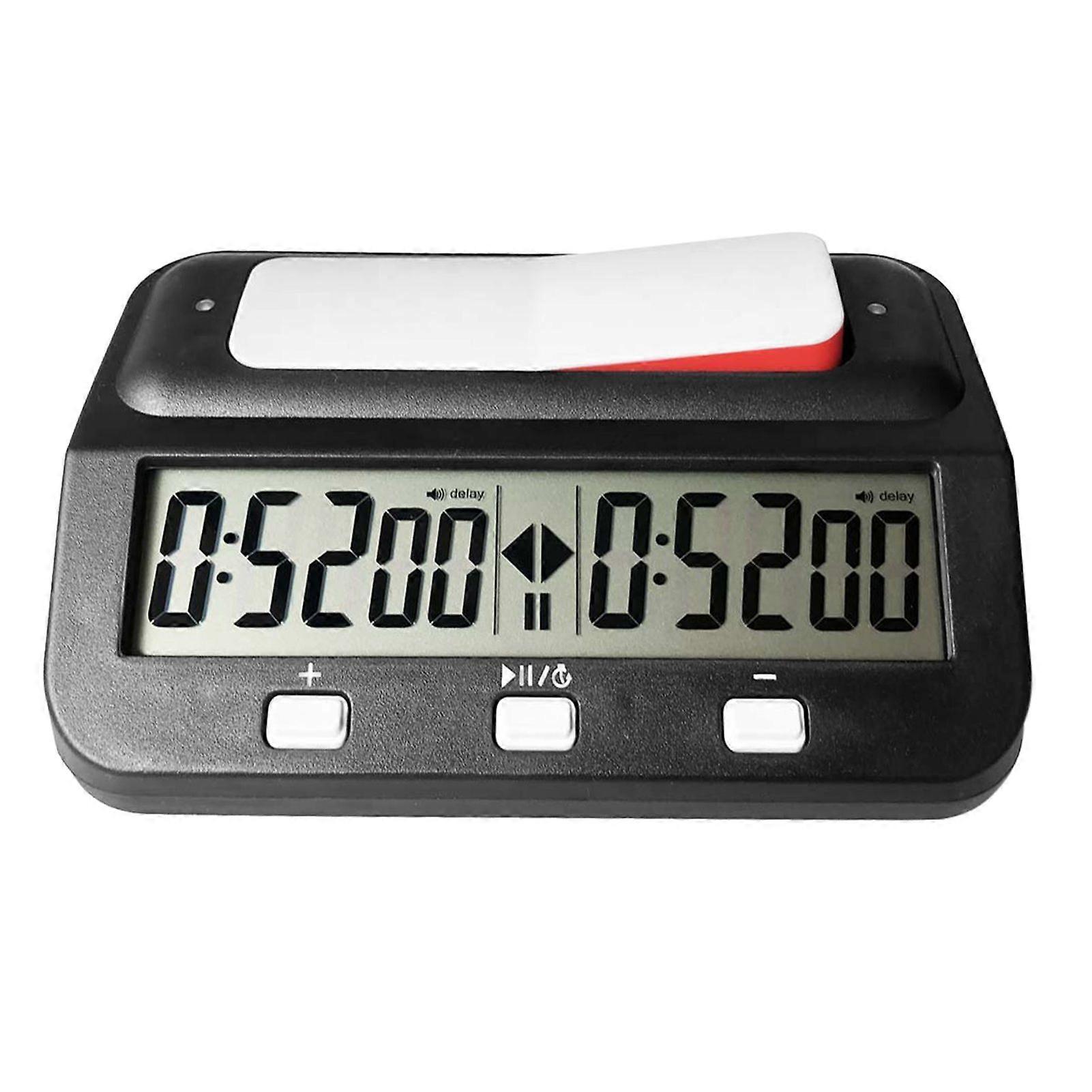 Digital Chess Timer Multi-functional Electronic Count Up Down Chess Clock for Board Games