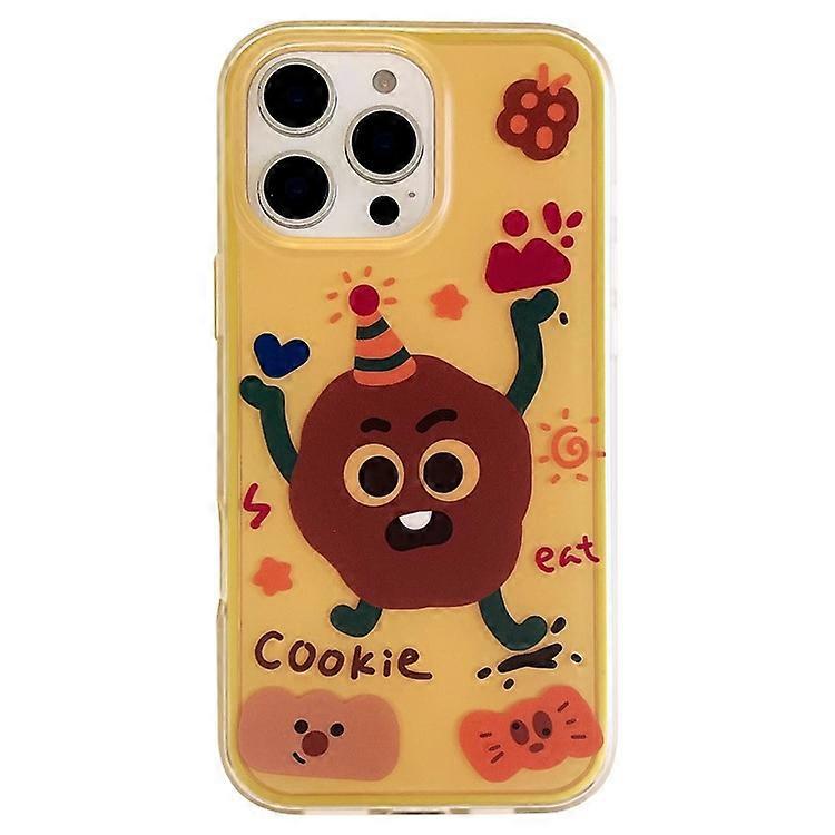 Compatible For iPhone 16 Pro Max Case IMD Fun Monster Design TPU Shockproof Phone Cover