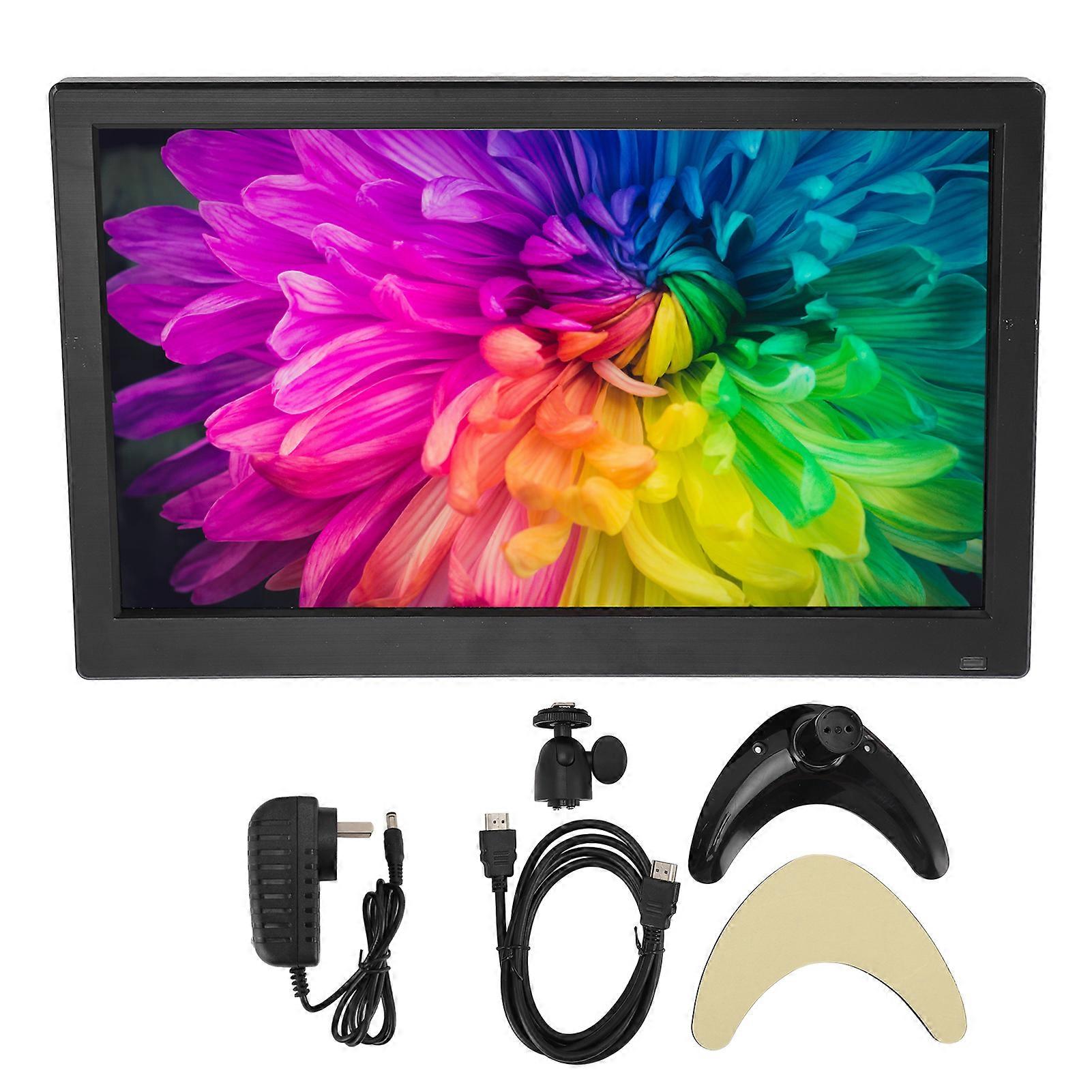 11.6 Inch HD External Display 1920x1080 with BNC AV VGA High Definition Multimedia Interface USB MIC AUX Interface Car Reversing Video Display AU Plu