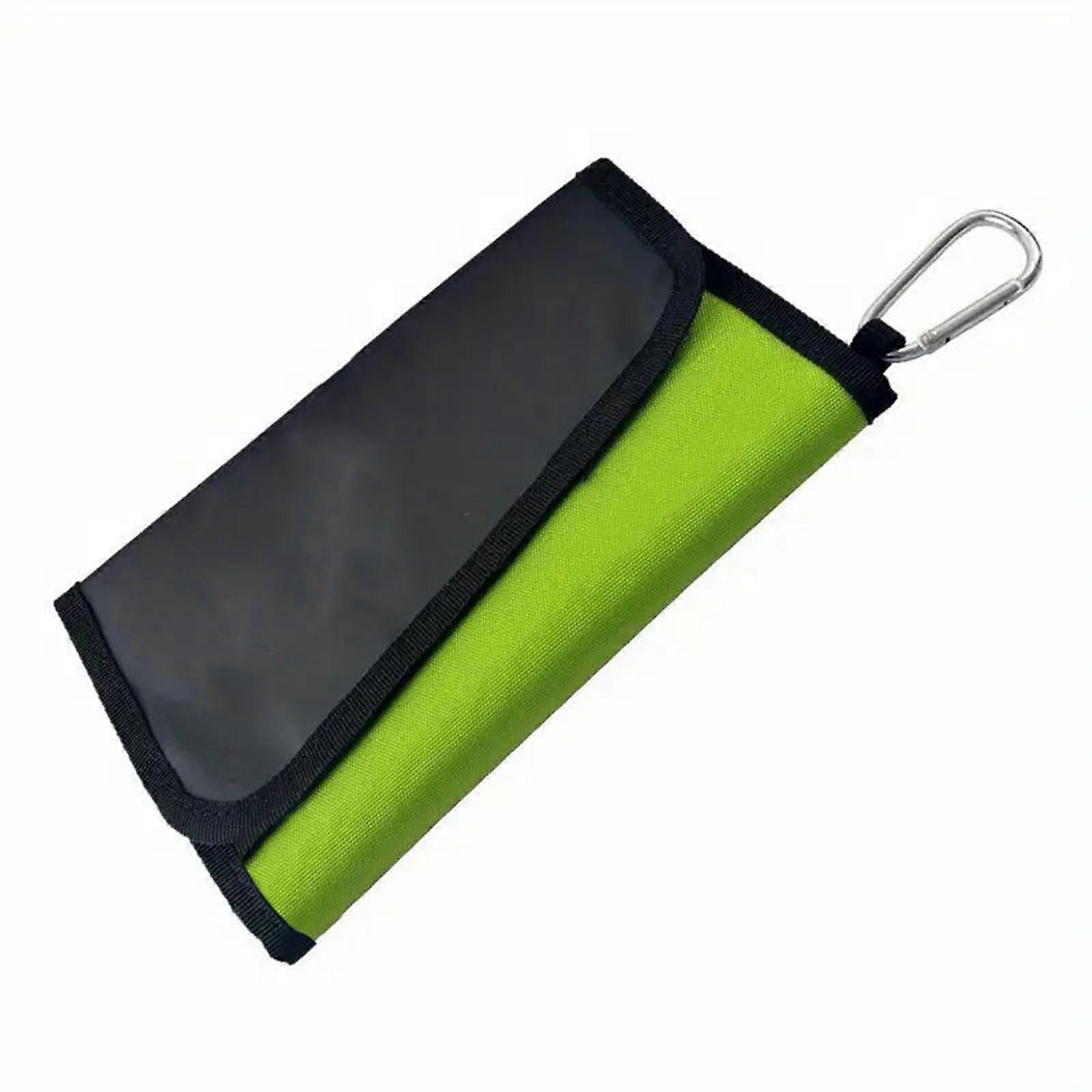 Fishing Lure Storage Wallet 6Pocket Artificial Baits Bag Soft Baits Case Inner Tackle Organizer With Carabiner