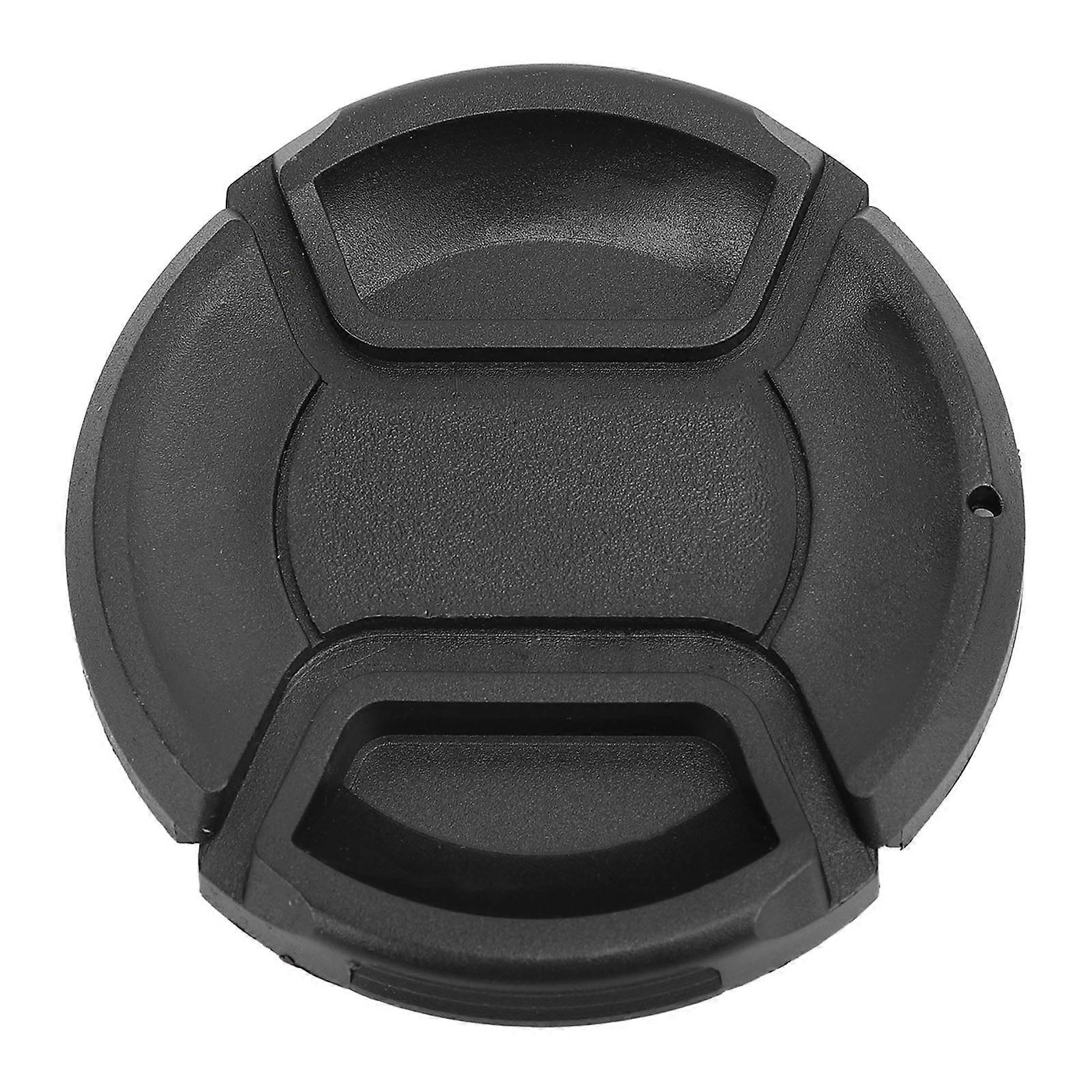 Camera Lens Cover Professional Dust Resistance Scratch Proof Center Pinch Lens Cover Protector with Prevents Loss Rope for Camera Accessories 52mm/2.