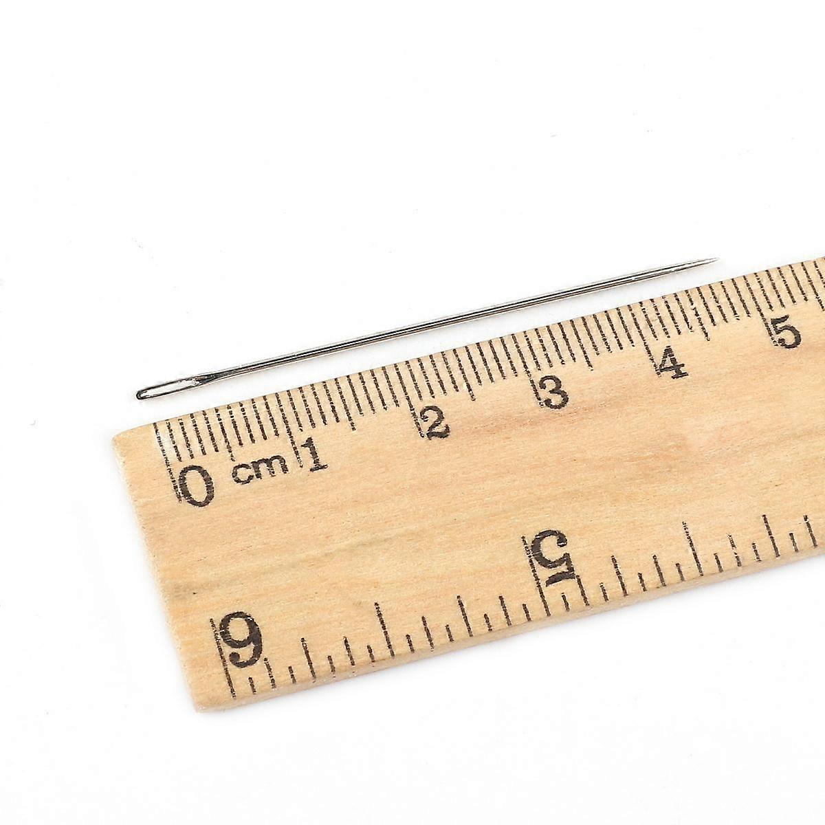 Rozsdamentes acél nagy szemű varrótű készlet - 25 db