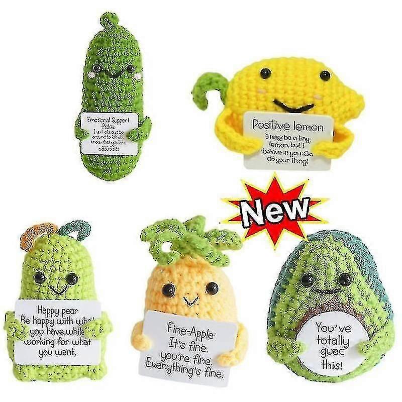 Handgemachte emotionale Unterstützung eingelegte Gurke Geschenk, Häkeln emotionale Unterstützung,