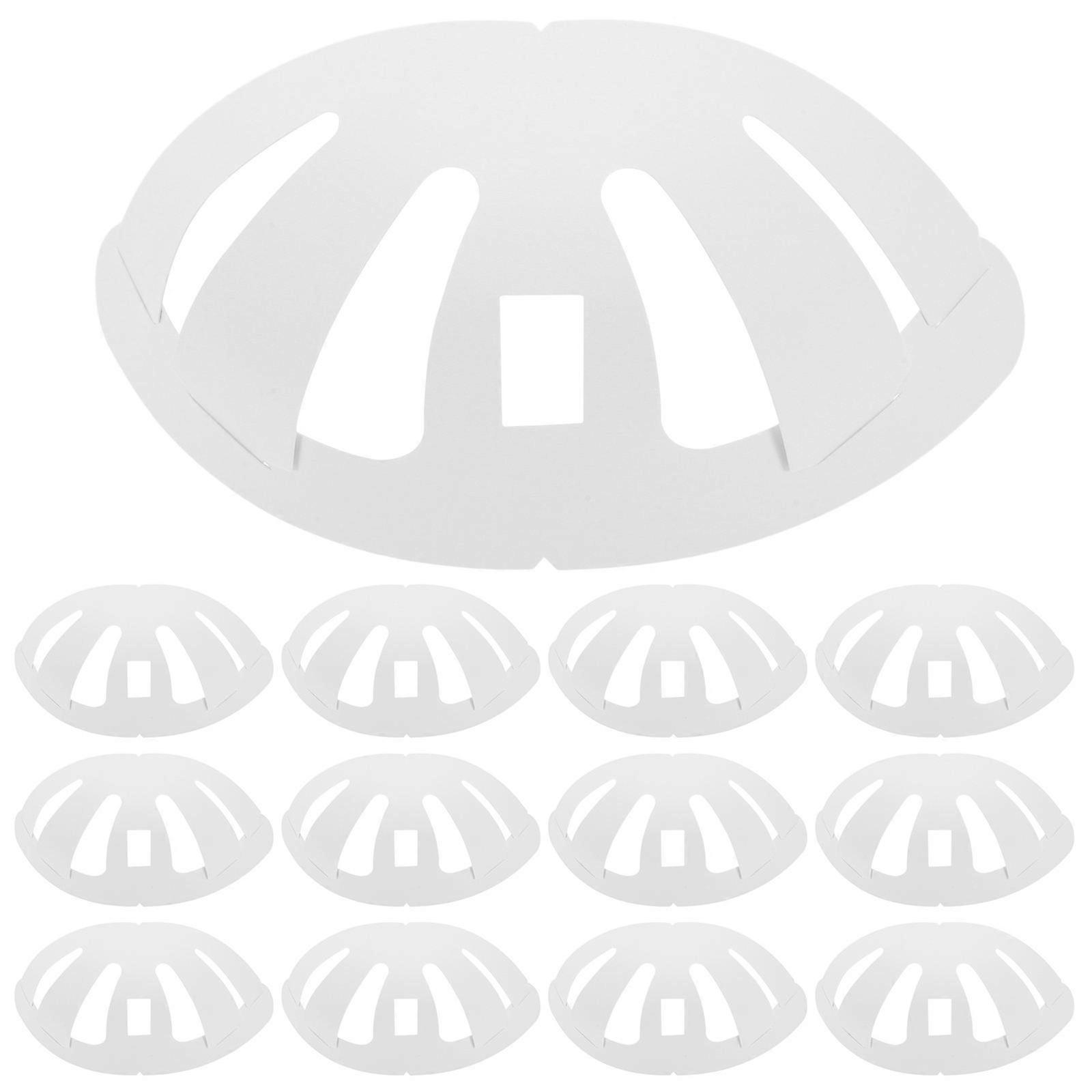 50pcs Flexible Baseball Cap Inserts, Reusable Hat Support Liners for Enhanced Structure and Shape Retention in Fitted Sports Caps, White Hat Inner