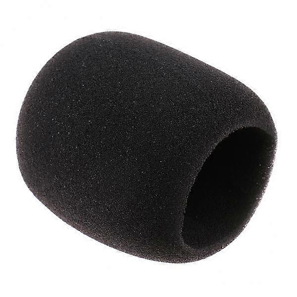 4X 1PC Schwarz Kondensator Mikrofon Windschutz Schwamm Abdeckung Schild Schutz Mikrofon