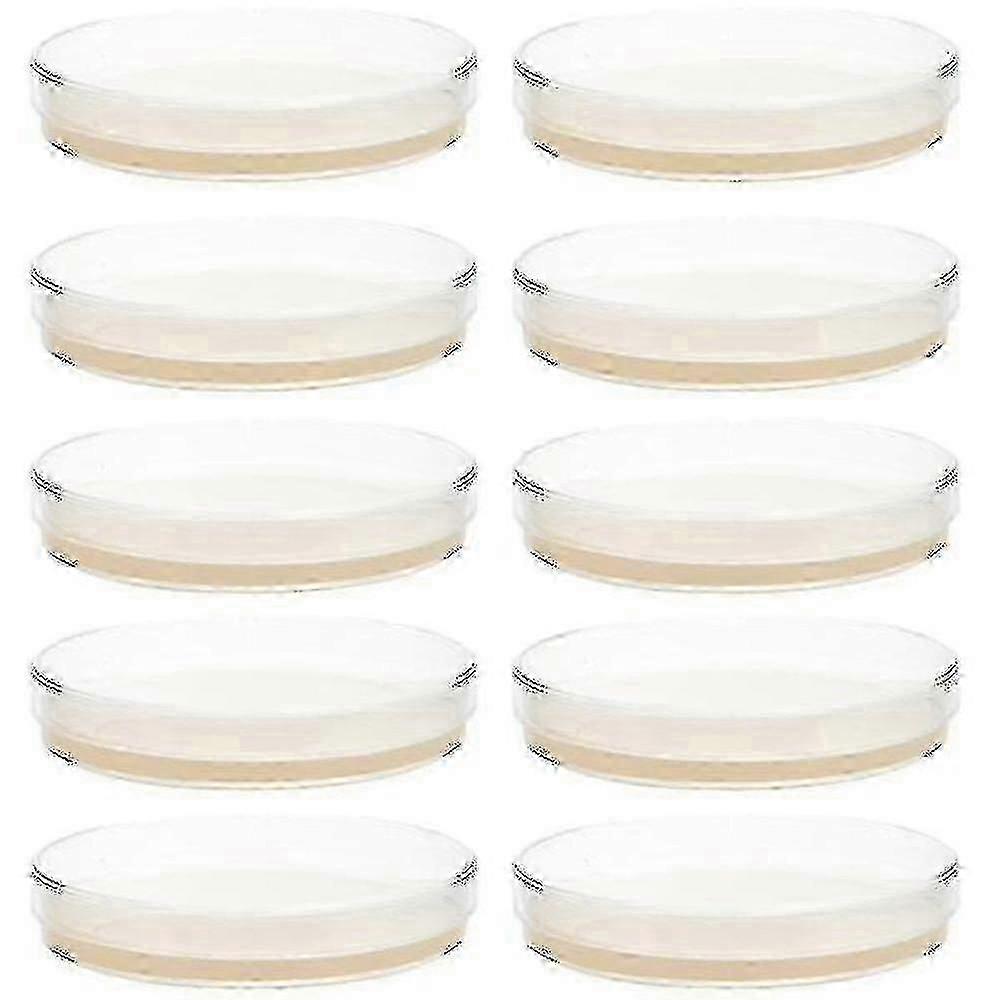 10pcs Prepoured Agar Plates Petri Dishes for Science Experiments
