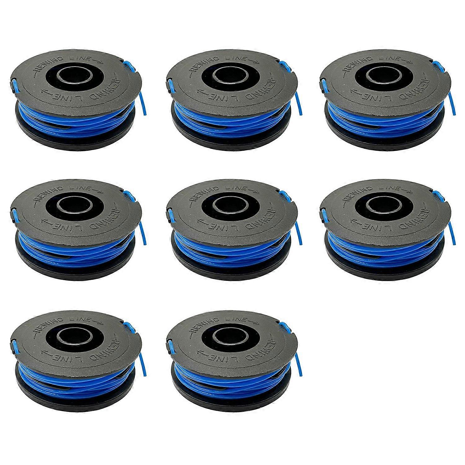 RSJA-01 8Pcs for Spear & Jackson GT600 GT450 Lawn Mower 32ft Nylon Rope Replacement Spool