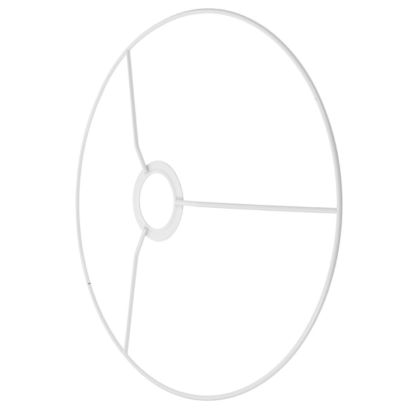 Iron Lampshade Frame Ring Support for Chandeliers & Floor Lamps – Durable Vintage Style Light Holder with Simple Design and Decorative Craftsmanship