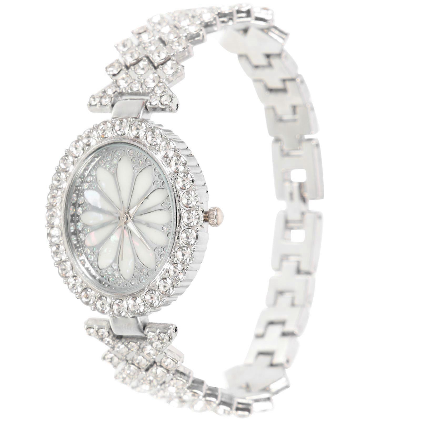 Adjustable Rhinestone Watch, Accurate for Modern Women