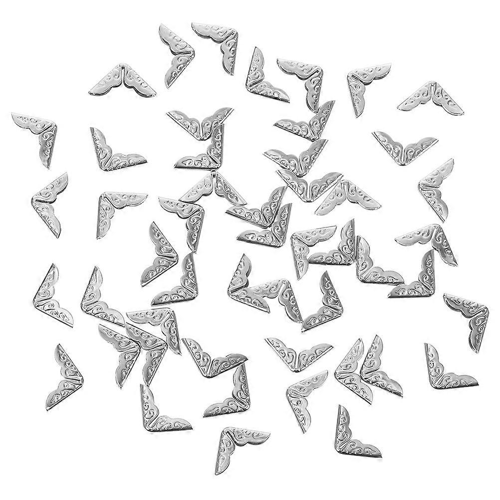 20pcs Vintage Metal Book Corner Protectors for Scrapbooking, DIY Crafts & Folders – Durable & Stylish Edge Covers for Book Preservation