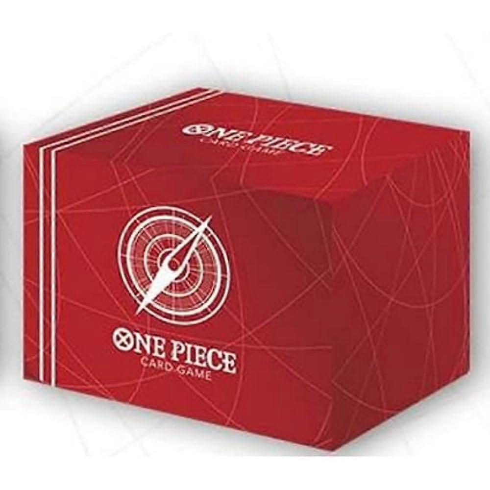 Bandai | One Piece Card Game: Clear Card Case - Standard Red | Accessory | Ages 6+ | 2 Players | 20-30 Minutes Playing Time
