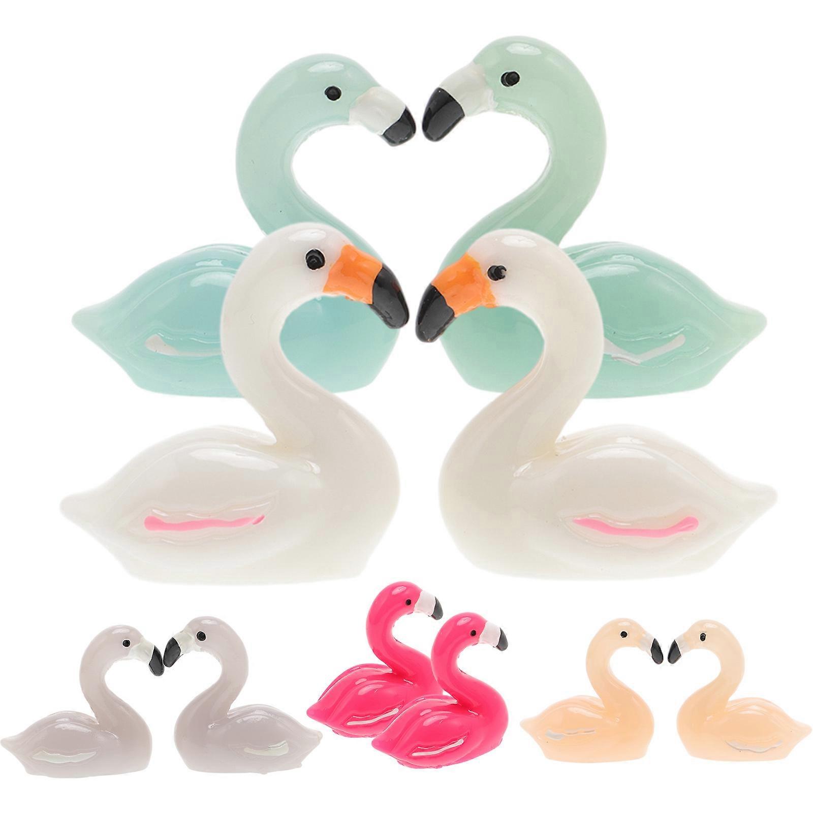 Here's a polished and engaging product description for your **10pcs Mini Flamingo Figurines**:
🌸 **10pcs Mini Flamingo Figurines – Adorable