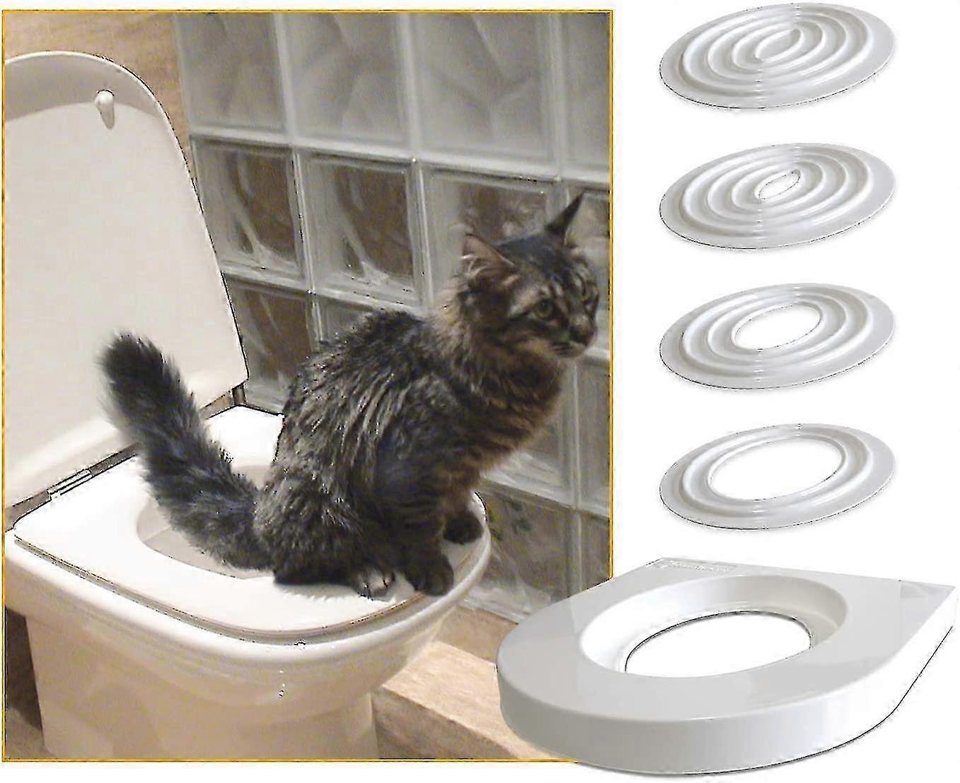 Cat Training Kit - Train The Cat To Use The Toilet hwy